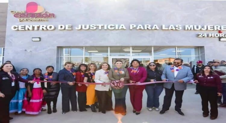 Gobernadora inaugura Centro de Justicia para las Mujeres en Baja California; para erradicar la violencia de género