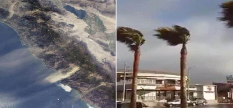 Emiten alerta por vientos de Santa Ana en Tijuana, activan servicios de emergencias