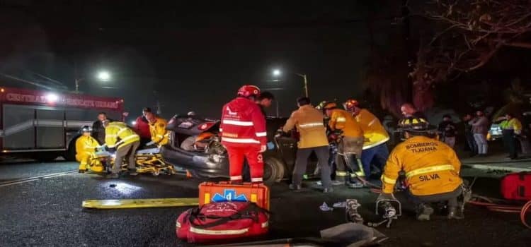 Accidente múltiple en Playas de Tijuana dejó varios lesionados