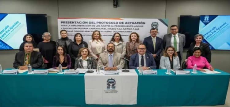 Poder Judicial de Baja California presenta protocolo para atención a personas con discapacidad