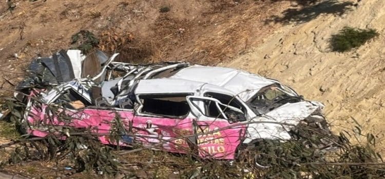 Accidente en el libramiento Sur de Tijuana deja 11 lesionados