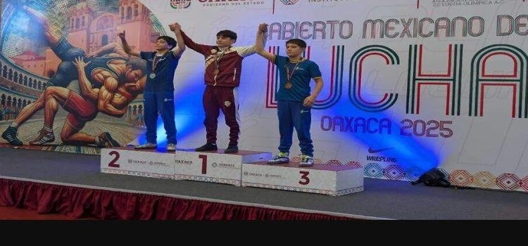 Baja California se lleva seis oros en el Abierto Mexicano de Luchas Oaxaca 2025