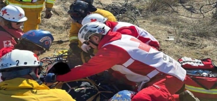 Mujer quedó atrapada en un barranco durante dos días en Tijuana