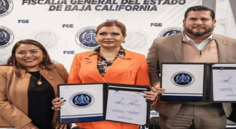 Firman Ayuntamiento de Tijuana y Fiscalía General del Estado convenio para fortalecer seguridad