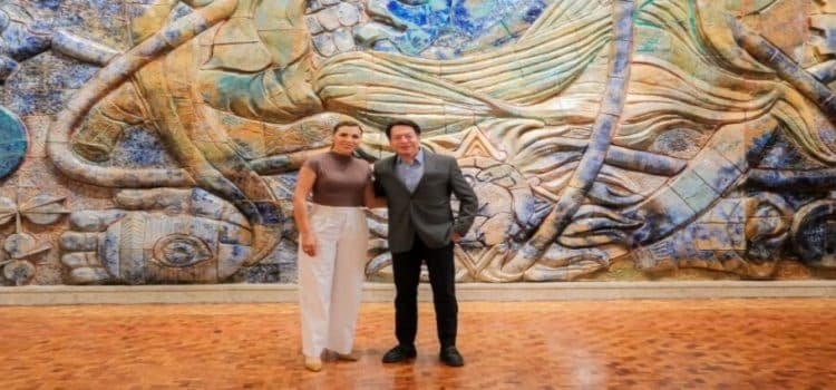Marina del Pilar se reúne con el secretario de Educación federal