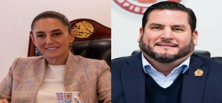 Claudia Sheinbaum reconoce el trabajo del alcalde Ismael Burgueño, anuncia más colaboración