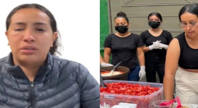 Mujer le arroja ácido a vendedora de fresas con crema