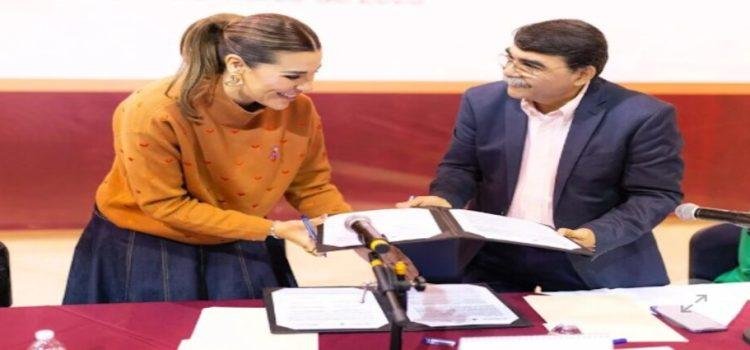 Marina del Pilar firma convenio para impulsar la pesca y acuacultura en Baja California