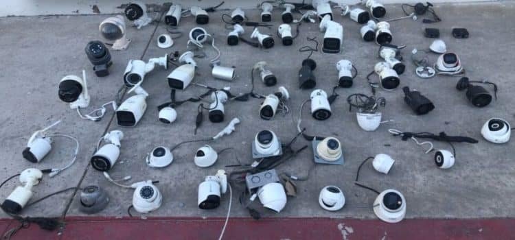 Retiran 57 cámaras de videovigilancia clandestinas