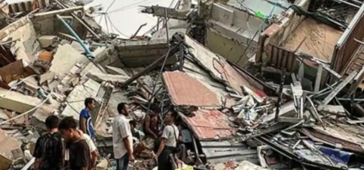 1,600 muertos, el saldo hasta el momento del sismo en Myanmar