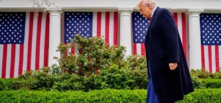 Baja nivel de aprobación ciudadana de Trump