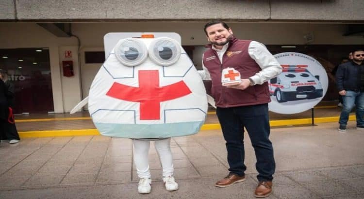 Ismael Burgueño encabeza el banderazo de arranque del Boteo Masivo Cruz Roja 2025