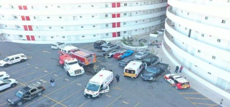 Explosión en edificio de Playas de Tijuana deja tres lesionados graves