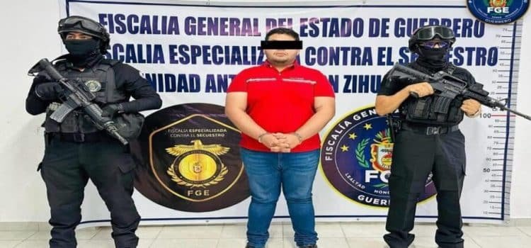 Detienen a presunto secuestrador de comerciante en La Unión
