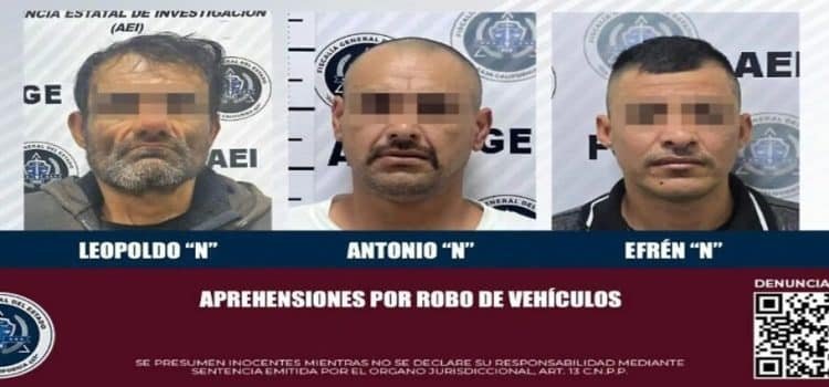 Captura Fiscalía a tres prófugos de la justicia en Tijuana