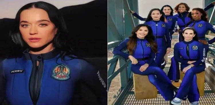 Katy Perry viajó al espacio con Blue Origin: tripulación exclusivamente femenina