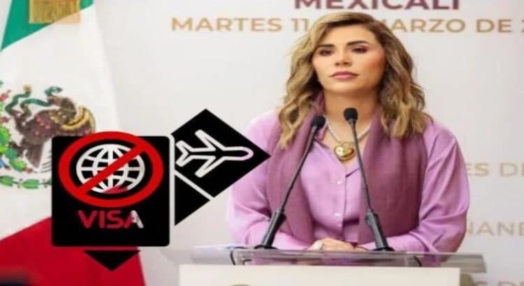 EUA retira visa a gobernadora de Baja California y su esposo