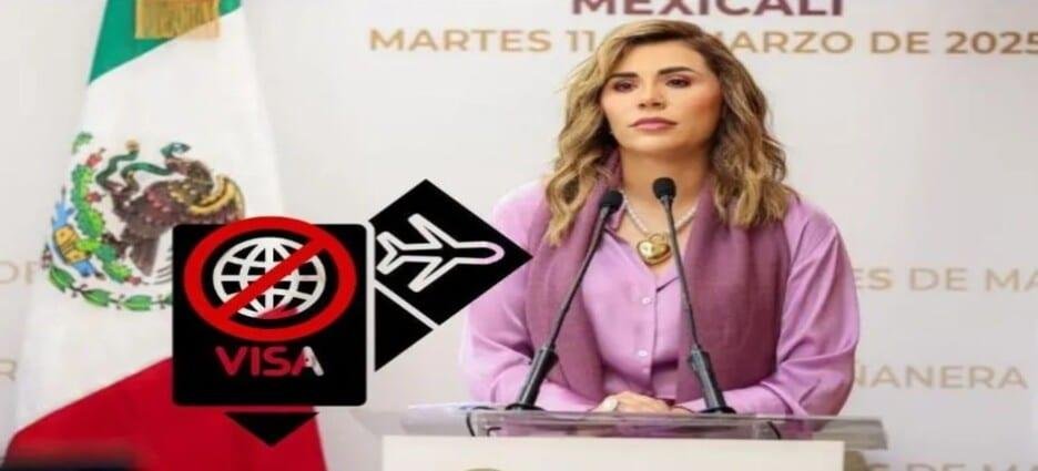 EUA retira visa a gobernadora de Baja California y su esposo