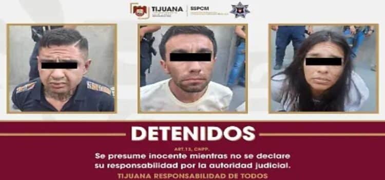 Detienen a tres por asalto a usuario bancario