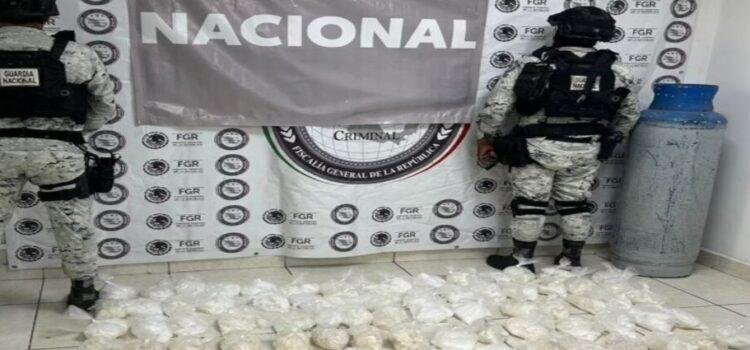 Aseguran 10 millones de pesos en metanfetamina en Baja California