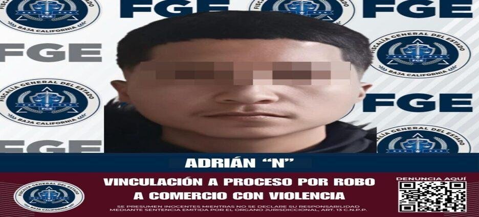 Vinculan a sujeto por asalto a tienda de conveniencia en Zona Centro de Tijuana