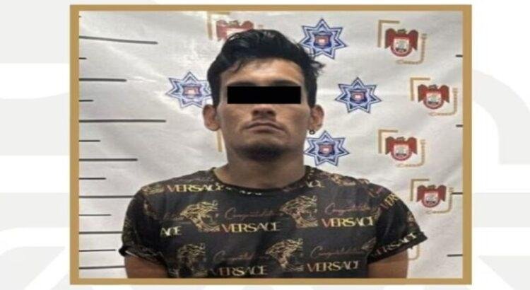 Capturan a sujeto por asalto con violencia