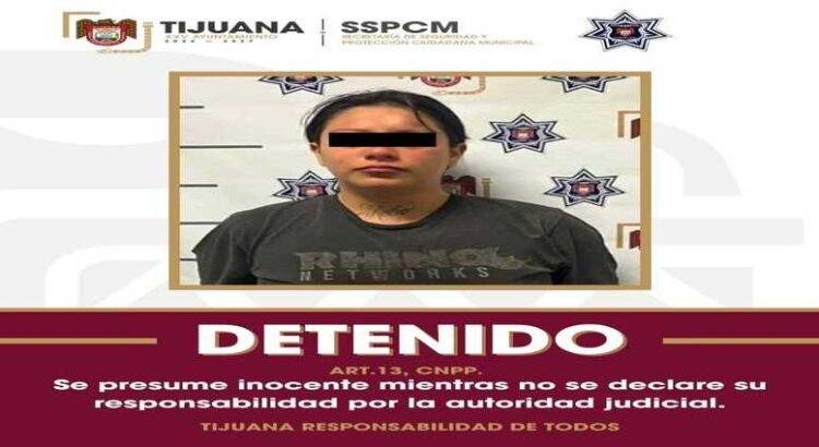 Detienen a mujer por lesionar con arma blanca a su pareja