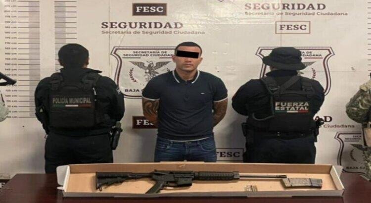 Detienen a un hombre en posesión de un fusil