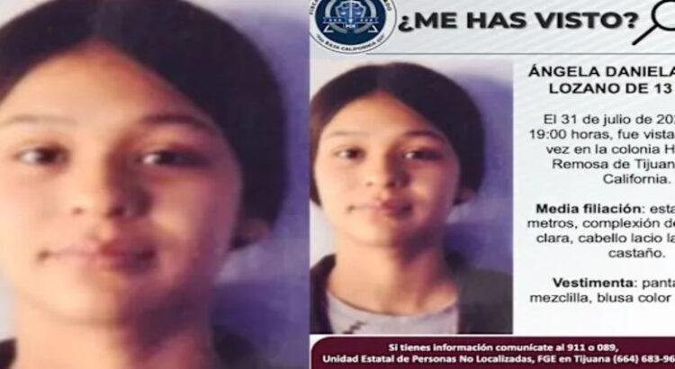 Reportan como desaparecida a la menor Ángela Meraz