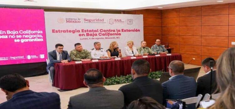 Presentan Estrategia contra la Extorsión en Baja California Presentan Estrategia contra la Extorsión en Baja California