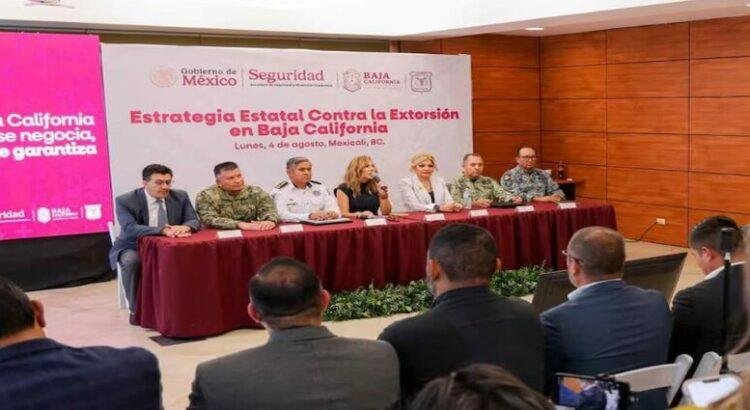 Presentan Estrategia contra la Extorsión en Baja California