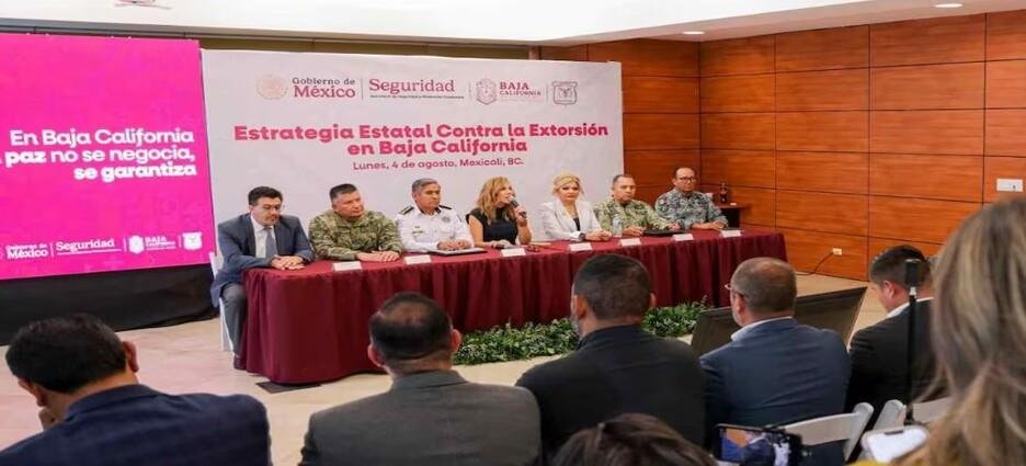 Presentan Estrategia contra la Extorsión en Baja California