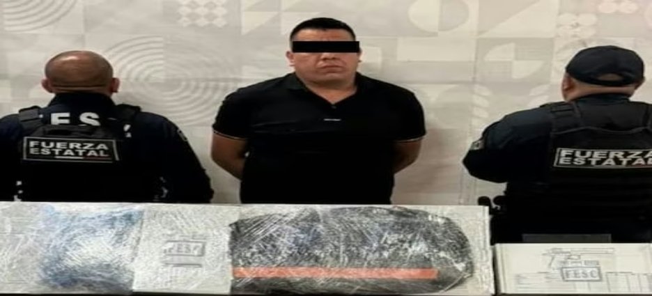 Detienen a “El Pelucas” con armas y droga
