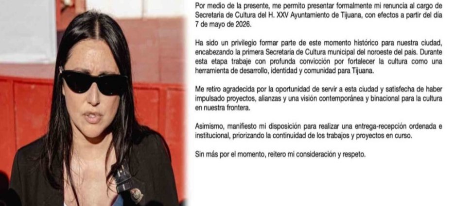 Renuncia titular de Cultura en Tijuana tras polémica por la Feria del Libro