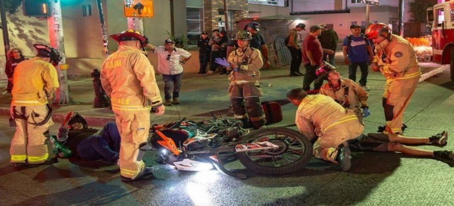 Peatón presuntamente ebrio provoca accidente con repartidor de Uber en Tijuana