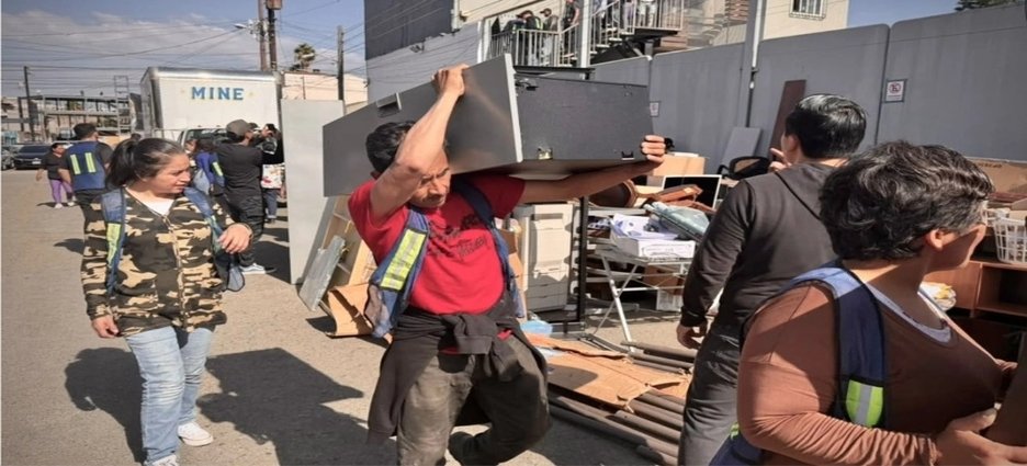 Desalojan oficinas de Morena en Tijuana por presunto adeudo de 160 mil dólares